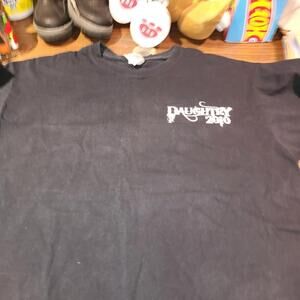 2010 Daughtry Concert T Shirt Sz L Band Tee Grunge Rock  "Crew"